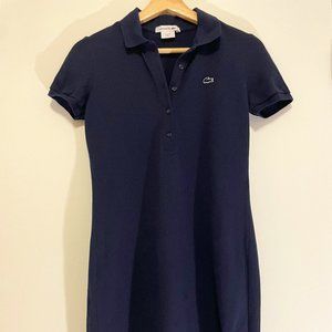 Navy Lacoste mini dress